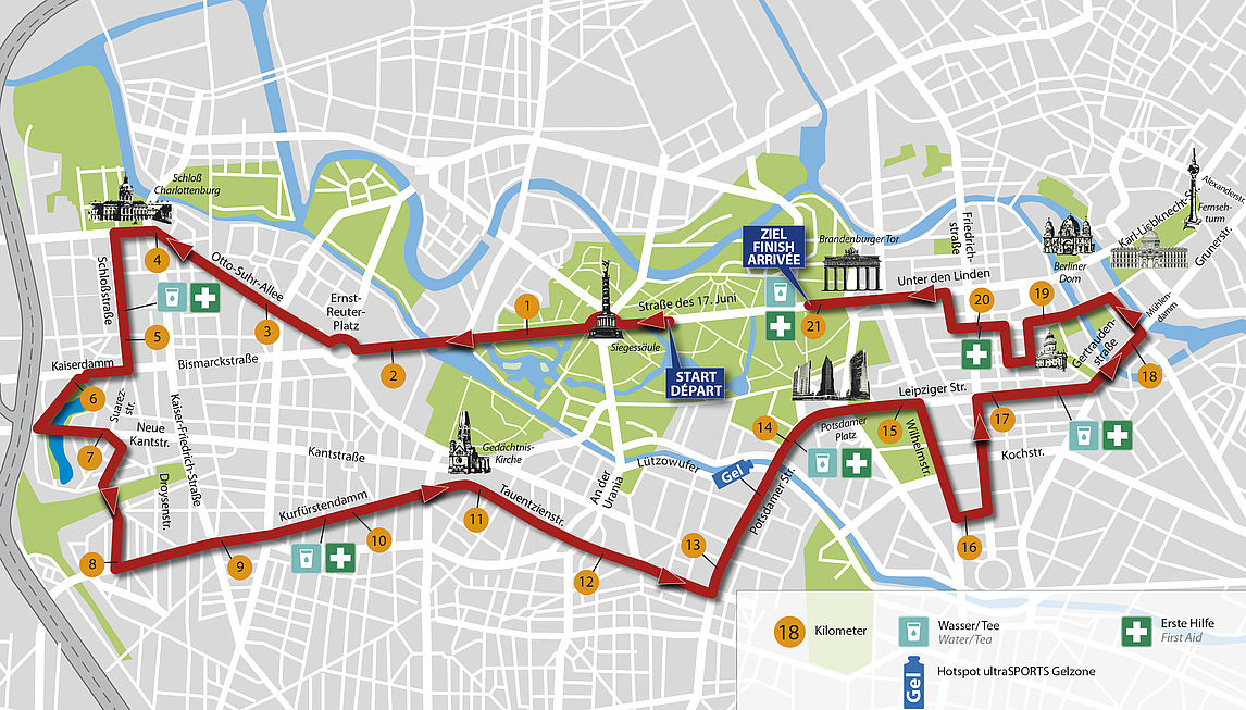 Berlin Marathon 2024 Streckenplan Bab Aigneis